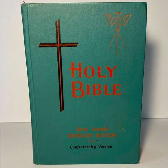 Vintage Holy Bible Saint Joseph Textbook Edition Confraternity Version 1963 VTG - Picture 1 of 13